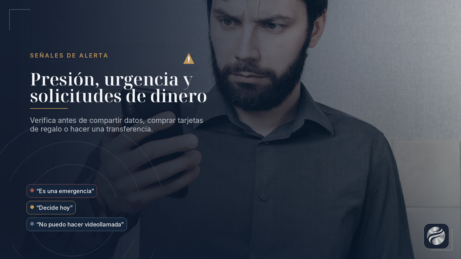 Señales de alerta para pedir un Online Dating Background Check: presión, urgencia y solicitudes de dinero